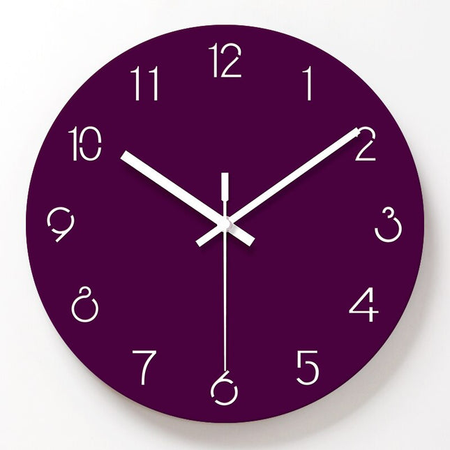Orologio da parete rotondo design minimalista