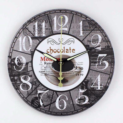 Orologio da parete vintage tema caffè