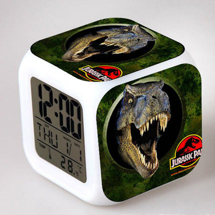 Sveglia a cubo digitale tema Jurassic Park