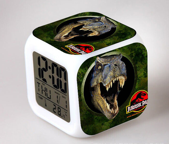 Sveglia a cubo digitale tema Jurassic Park