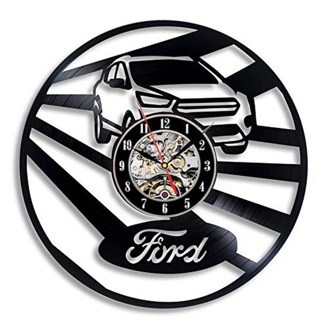 Orologio da parete vinile auto Mustang