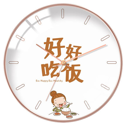 Orologio da parete nordico vetro bombato