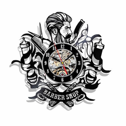 Orologio da parete vinile per Barbiere