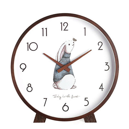 Orologio da tavolo minimalista in legno