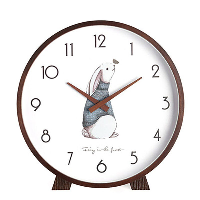 Orologio da tavolo minimalista in legno