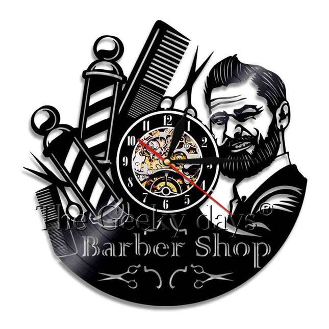 Orologio da parete per barber shop