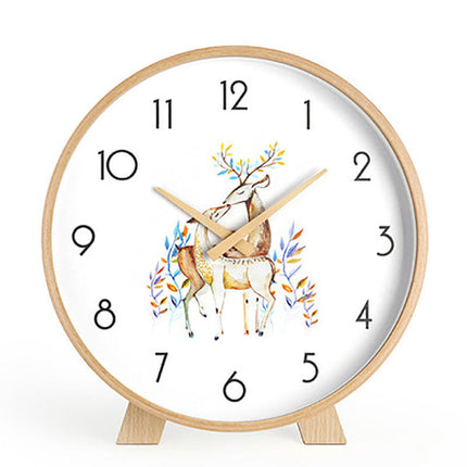 Orologio da tavolo minimalista in legno