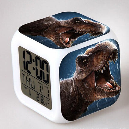 Sveglia a cubo digitale tema Jurassic Park