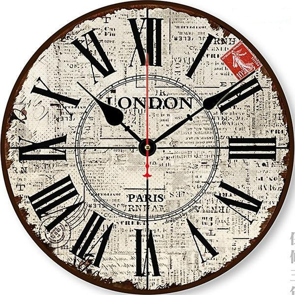 Orologio da parete vintage stile bistrot
