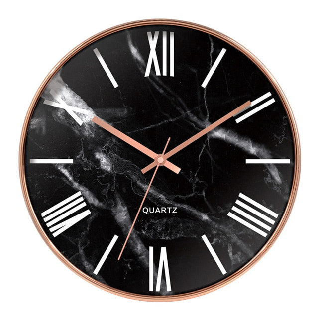 Orologio da parete moderno effetto marmo