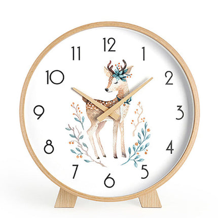 Orologio da tavolo minimalista in legno