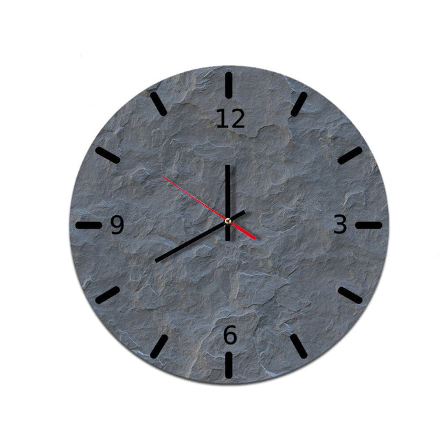 Orologio da parete industriale effetto legno