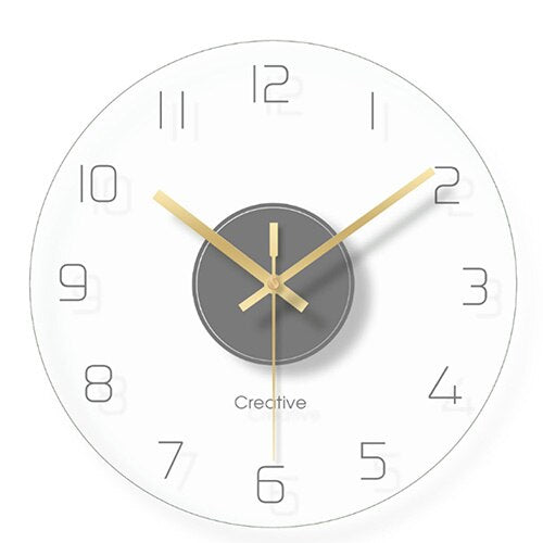 Orologio da parete trasparente design moderno