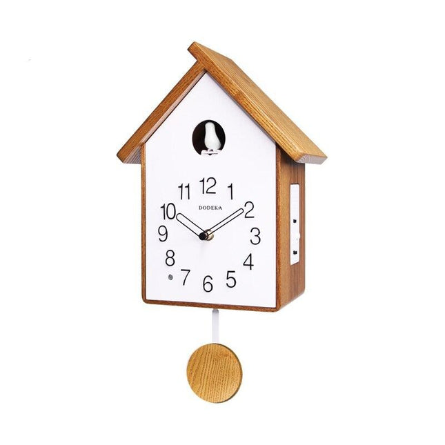 Orologio a cucù bianco design moderno