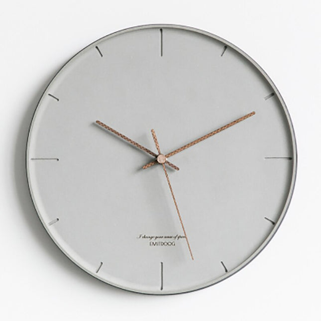 Orologio da parete minimalista design grigio