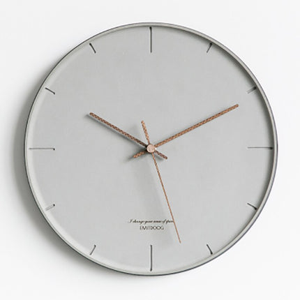 Orologio da parete minimalista design grigio