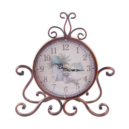 Orologio da tavolo vintage con supporto