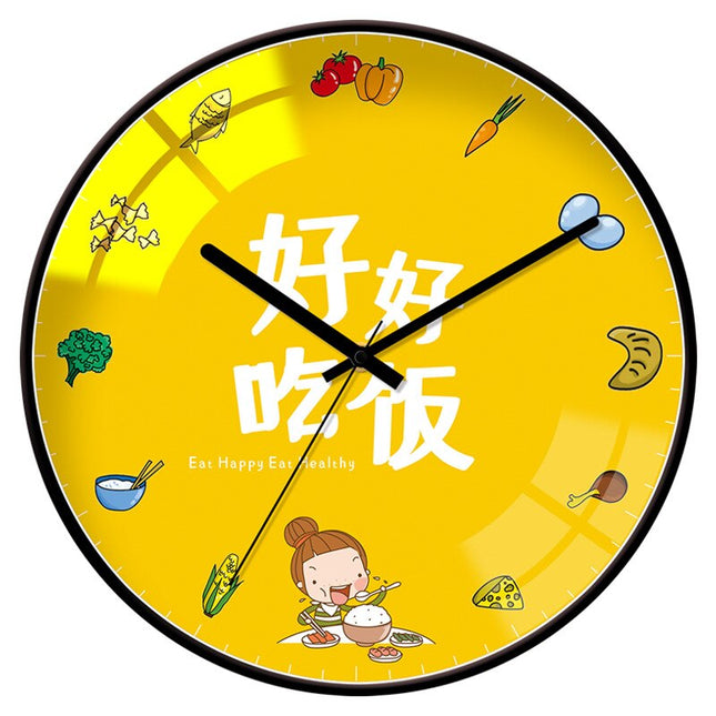 Orologio da parete nordico vetro bombato