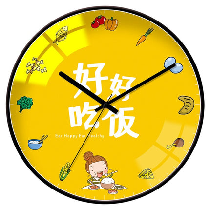 Orologio da parete nordico vetro bombato