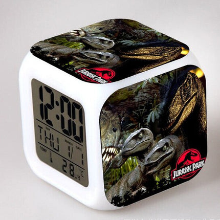 Sveglia a cubo digitale tema Jurassic Park