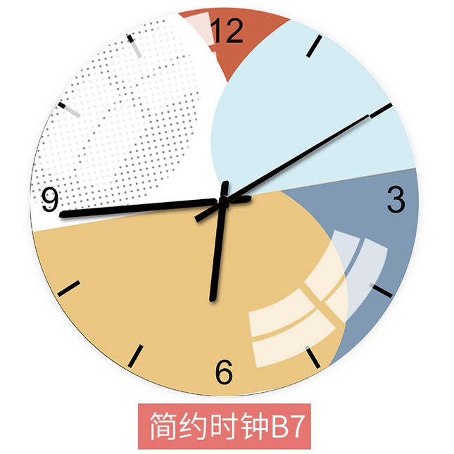 Orologio da parete colorato stile nordico