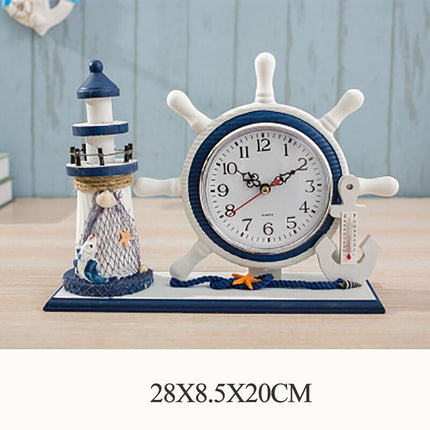 Orologio da tavolo stile marino faro