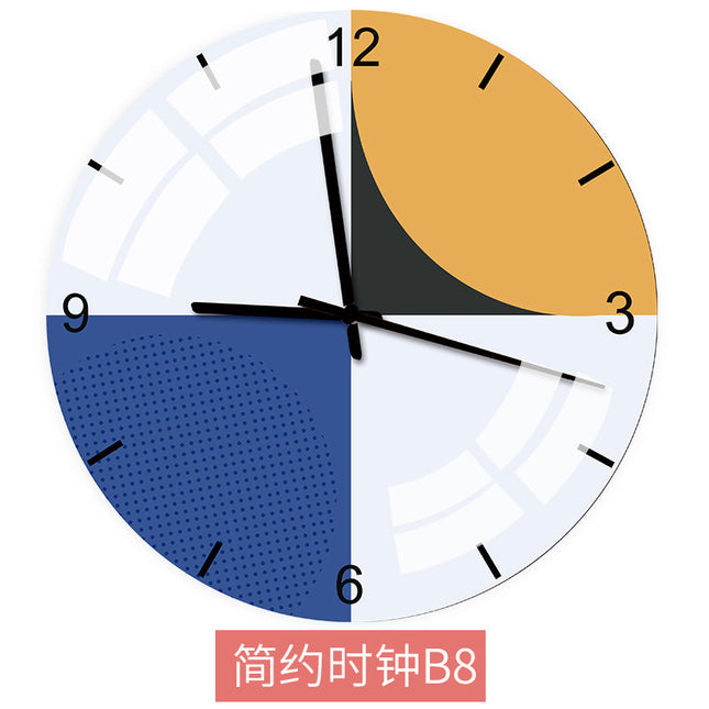 Orologio da parete colorato stile nordico