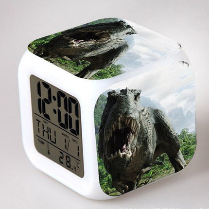 Sveglia a cubo digitale tema Jurassic Park