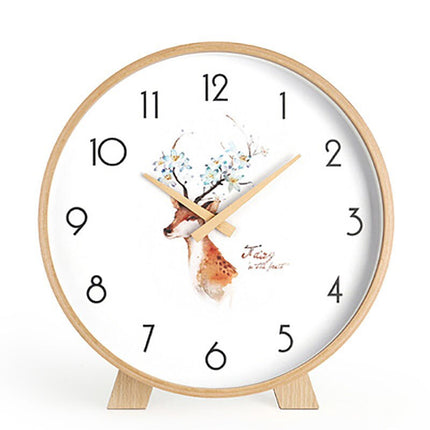 Orologio da tavolo minimalista in legno