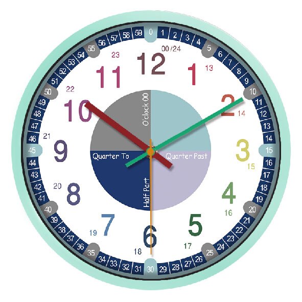 Orologio da parete didattico per bambini