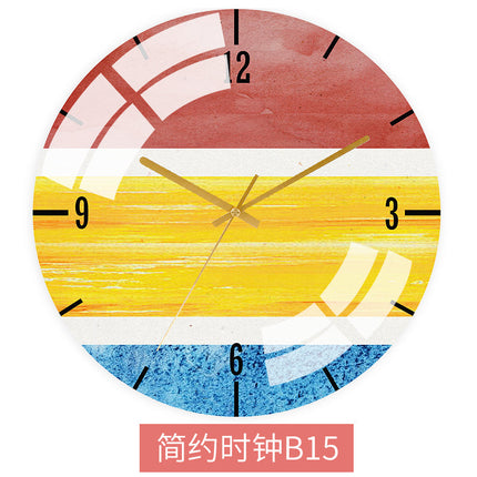 Orologio da parete colorato stile nordico