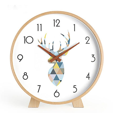 Orologio da tavolo minimalista in legno