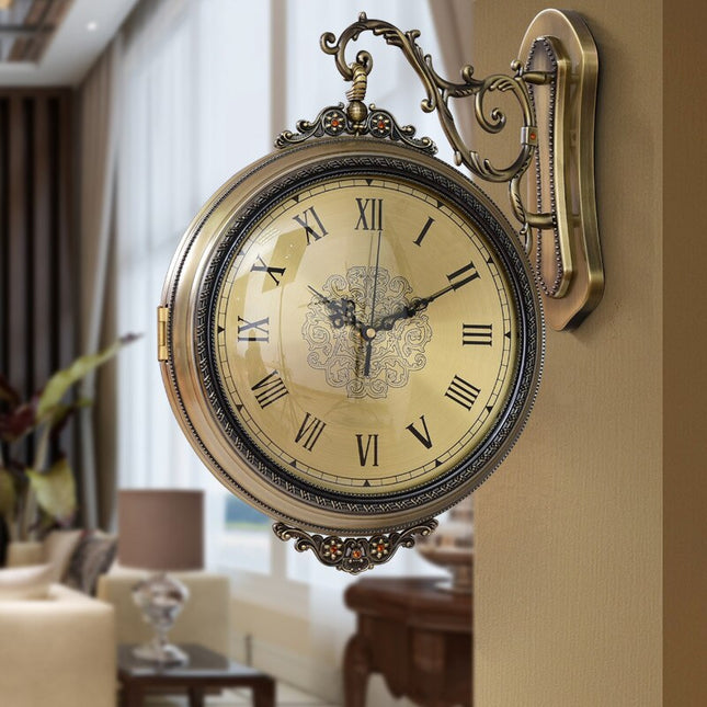Orologio da stazione vintage da muro