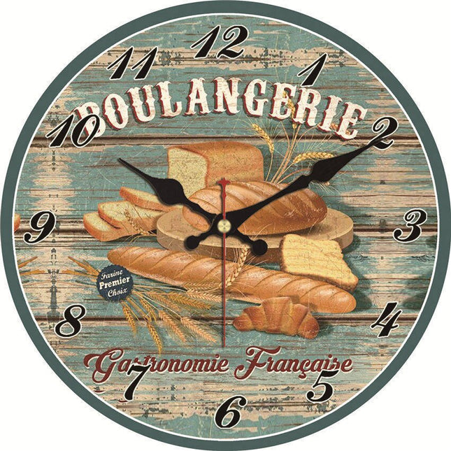 Orologio cucina tema formaggi francesi