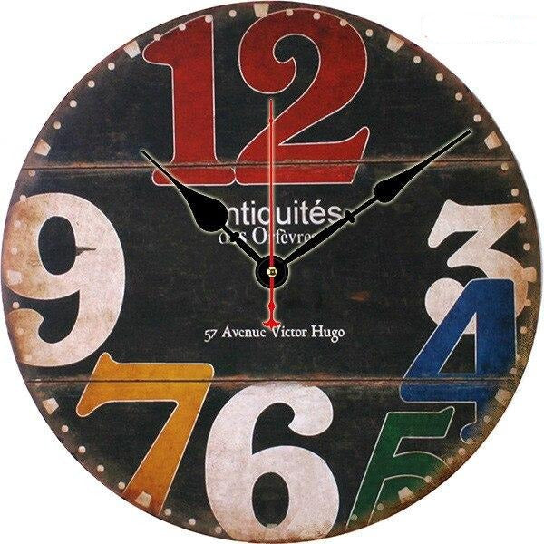 Orologio da parete vintage stile bistrot