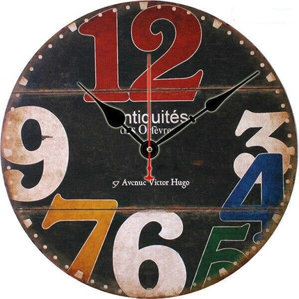 Orologio da parete vintage stile bistrot