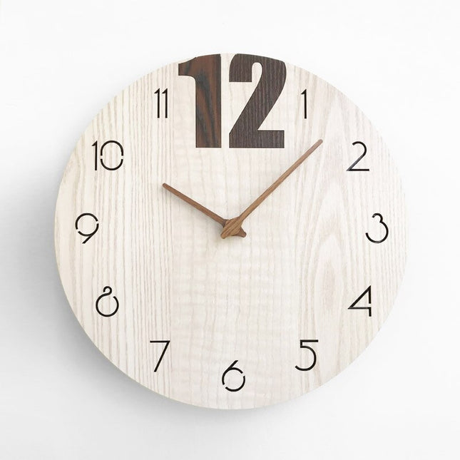 Orologio da parete design nordico legno
