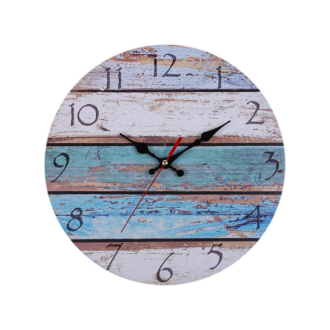 Orologio da parete colorato stile shabby