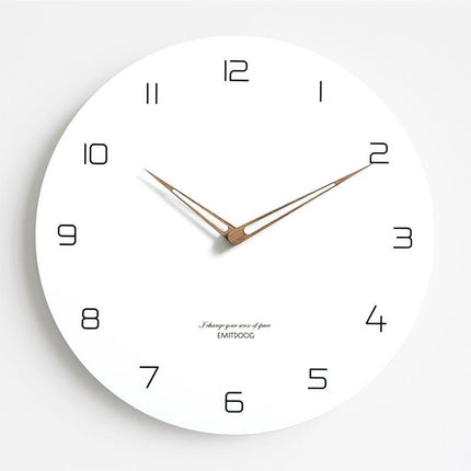 Orologio da muro moderno legno sbiancato