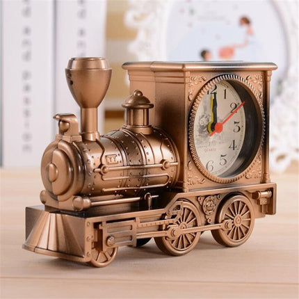 Orologio sveglia da tavolo a forma treno
