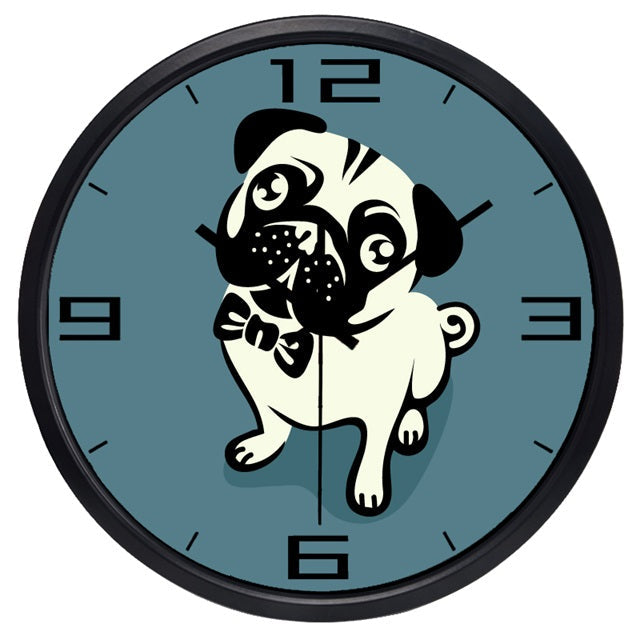 Orologio da parete con disegno cane