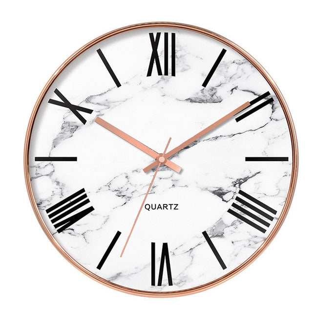 Orologio da parete moderno effetto marmo