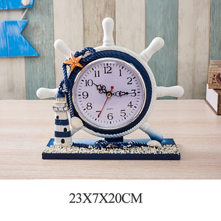Orologio da tavolo stile marino faro