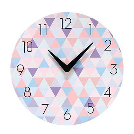 Orologio da parete design geometrico colorato