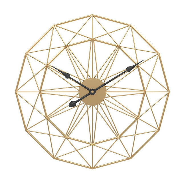 Orologio da parete in ferro geometrico