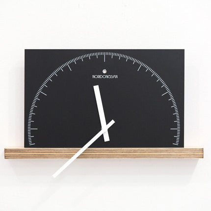 Orologio da mensola design semicerchio minimalista