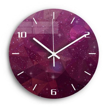 Orologio da parete rotondo tema galassia