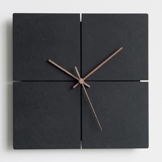 Orologio da parete nero design minimalista