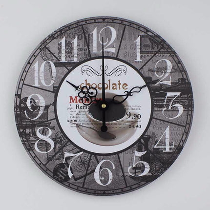 Orologio da parete vintage tema caffè