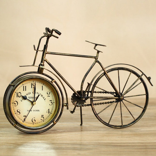 Orologio da tavolo vintage a bicicletta